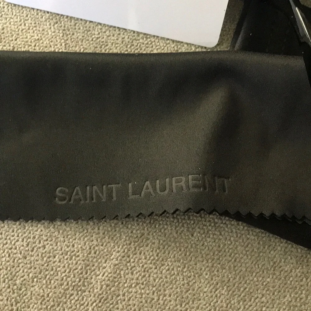 Authentic Saint Laurent SL M119 BLAZE cat eye Sunglasses with gold YSL emblem - Picture 9 of 16